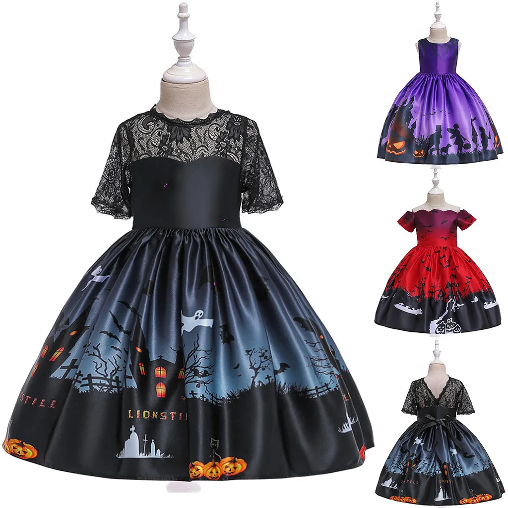SAGACE/нарядное платье для детей Платье принцессы девочек Костюмы на Хэллоуин