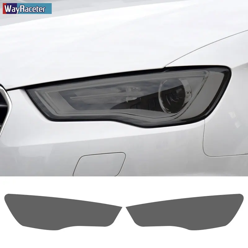 Car Headlight Protective Film Transparent Smoked Black TPU Sticker For Audi A3 8V S3 RS3 8Y 2021 2022 S Line Sportback 2014-On