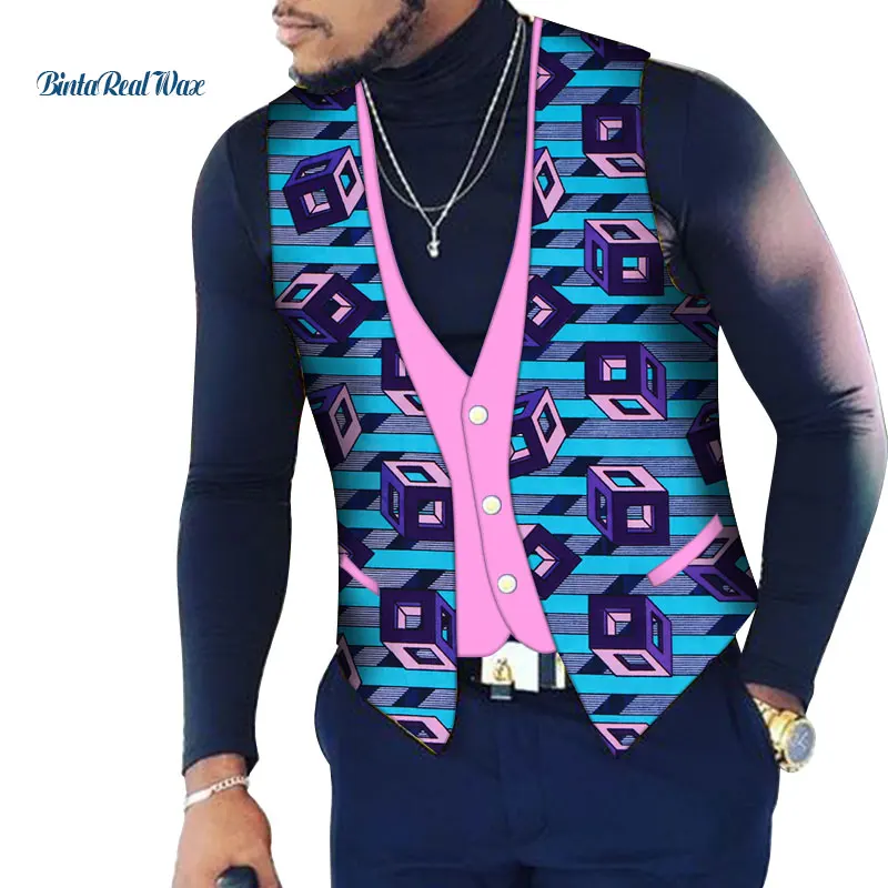 2021 Мужская африканская рубашка одежда базин богатый лоскутный топ с принтом