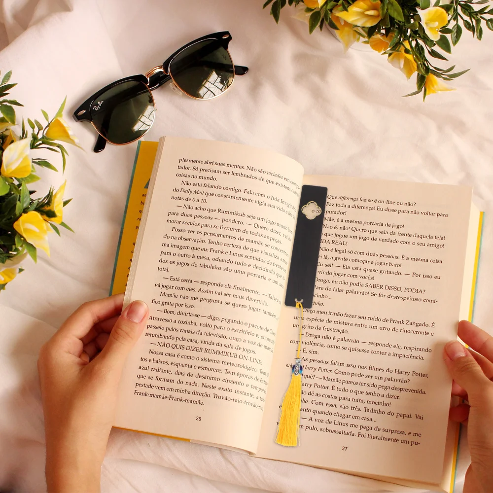 

Creative Exquisite Wood Page Marker Chinese Style Reading