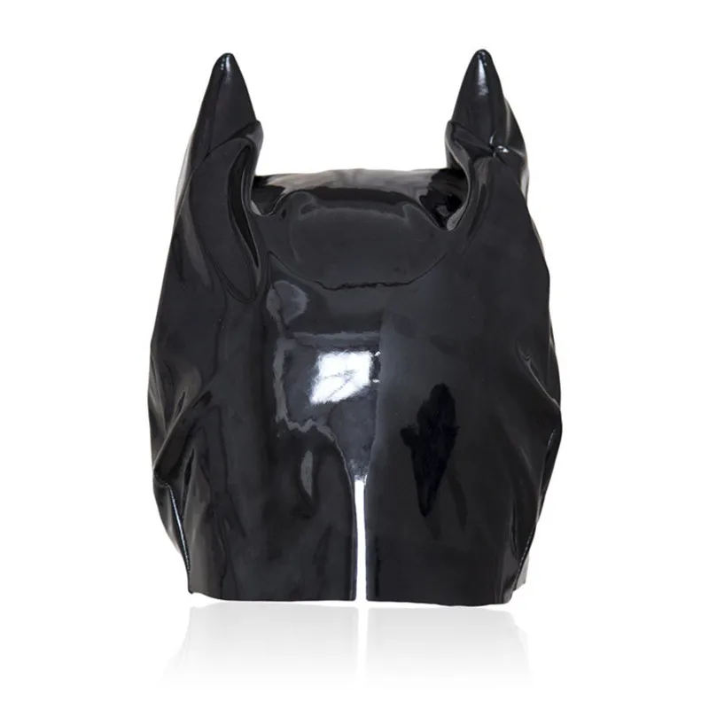 Anime Cosplay Sexy Latex Catwomen Mask Leather Fetish Cat Hood Half Face Halloween Costumes for Disguise Women | Красота и здоровье