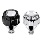 Комплект БИФОКАЛЬНЫХ линз Mini Hid, 2,5 дюйма, ксеноновая лампа H1 для автомобильных фар, 12-24 В постоянного тока, 2 шт.