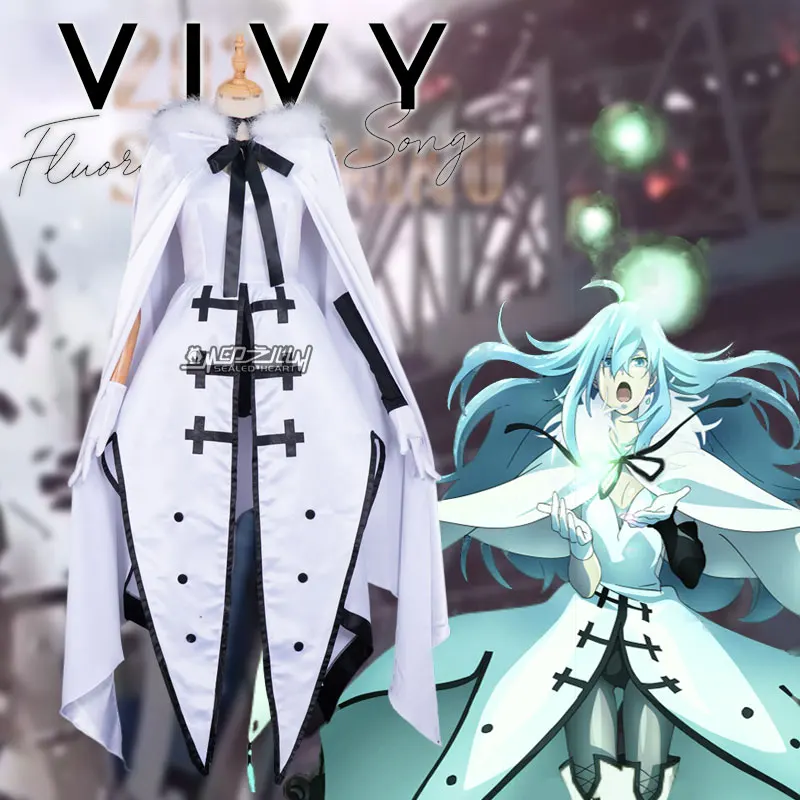 

Аниме Vivy флюорит глаза песня Idol Форма платье для костюмированной вечеринки; Костюм на Хэллоуин, одежда для карнавала, вечеринки для женщин ...