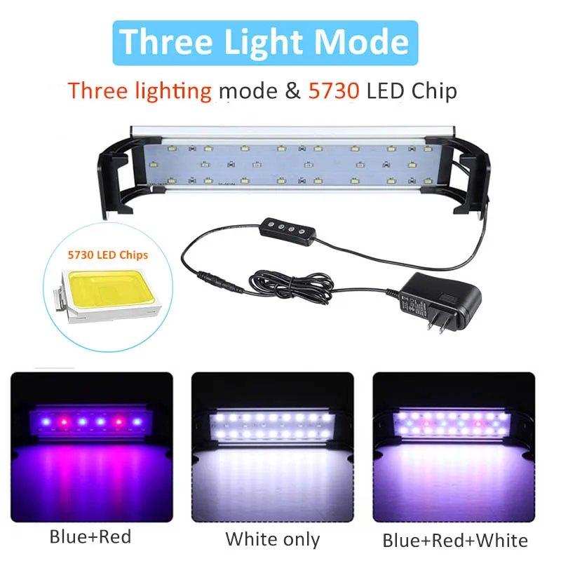 Светодиодный светильник для аквариума ing 60 см растительный аквариум RGB таймер