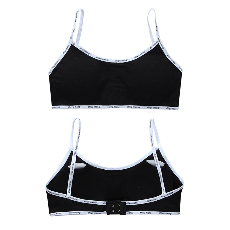 

teen bra kids girl Underwear Buckle type summer Cotton summer Training 8-14Y Children vest brassiere girls Baby