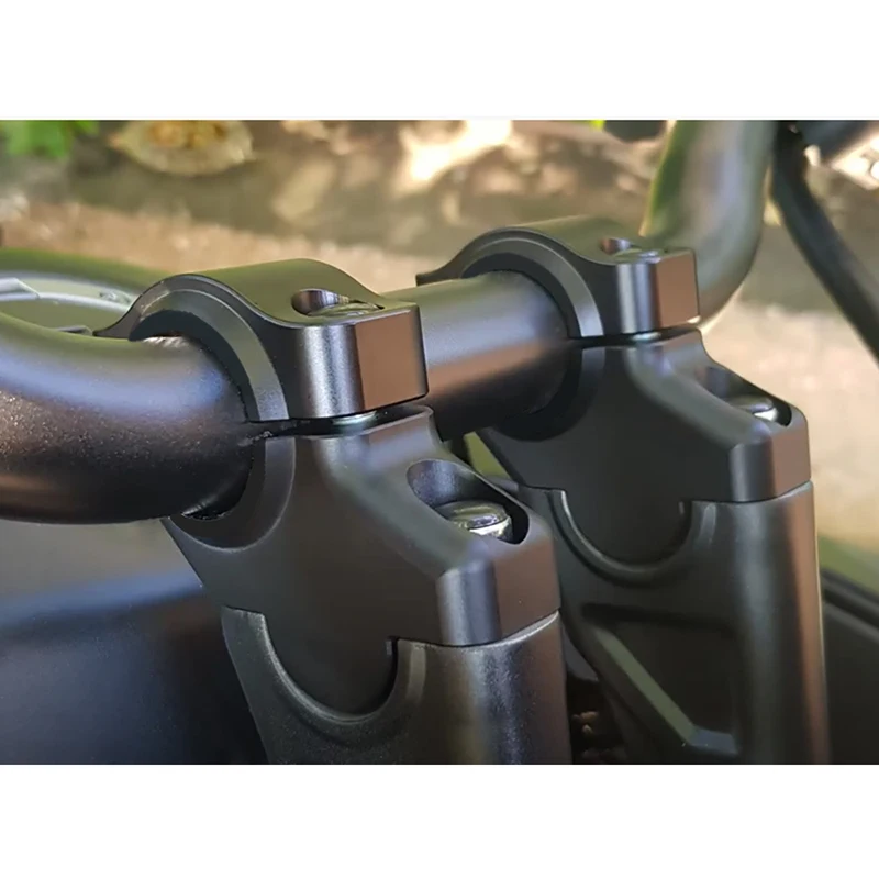 Fit For Honda CB400 1987-2019 22mm 7/8" Offset Handle Bar Riser Raised Extend Handlebar Mount Extension Risers CNC Aluminum |