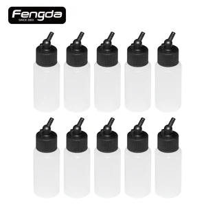 Аэрограф баночка, пластиковая бутылка 40cc контейнер для краски, 10 шт.