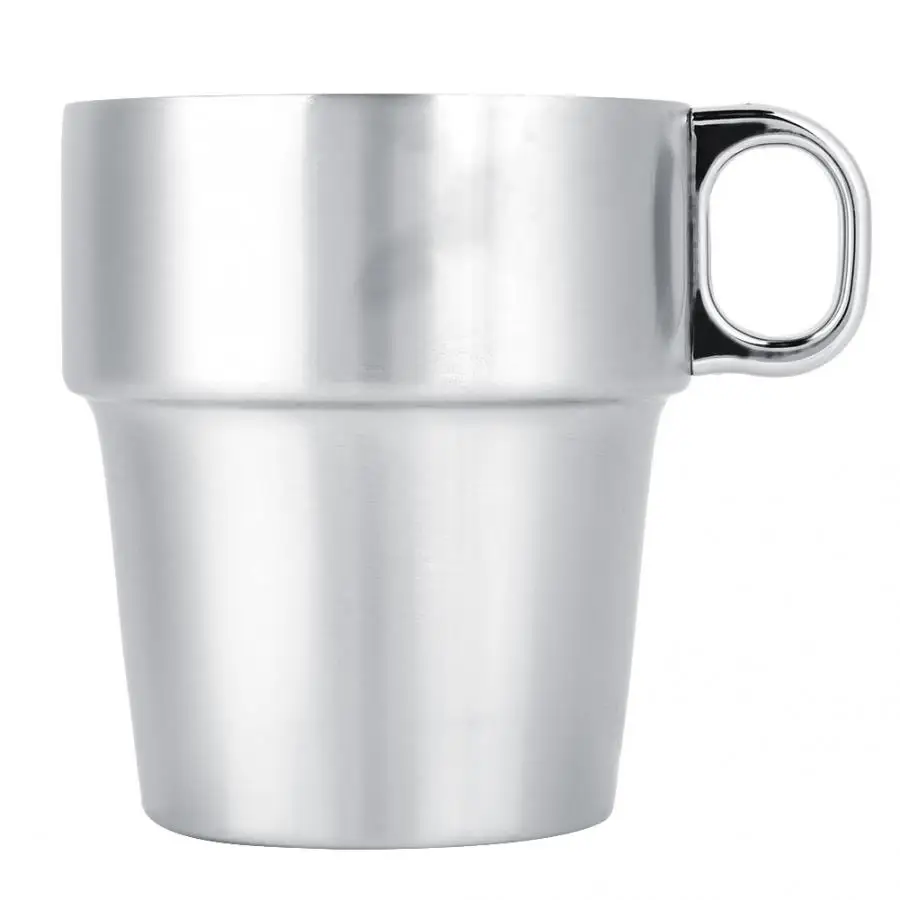 Кружка кофейная чашка кружки из нержавеющей стали вода пива для кофе с ручкой чай
