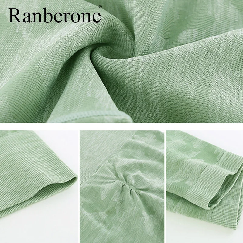 Лидер продаж камуфляжные штаны для йоги с высокой талией спортивные бесшовные