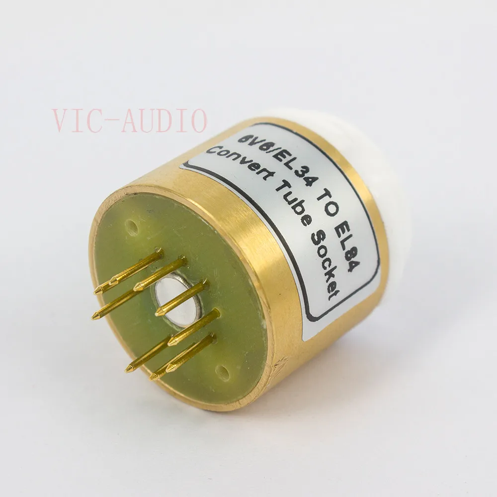 1 шт. 6V6 EL34 (сверху) на EL84 6P14 (снизу) трубка 8 контактов 9 сделай сам|vacuum tube|audio vacuum tubediy