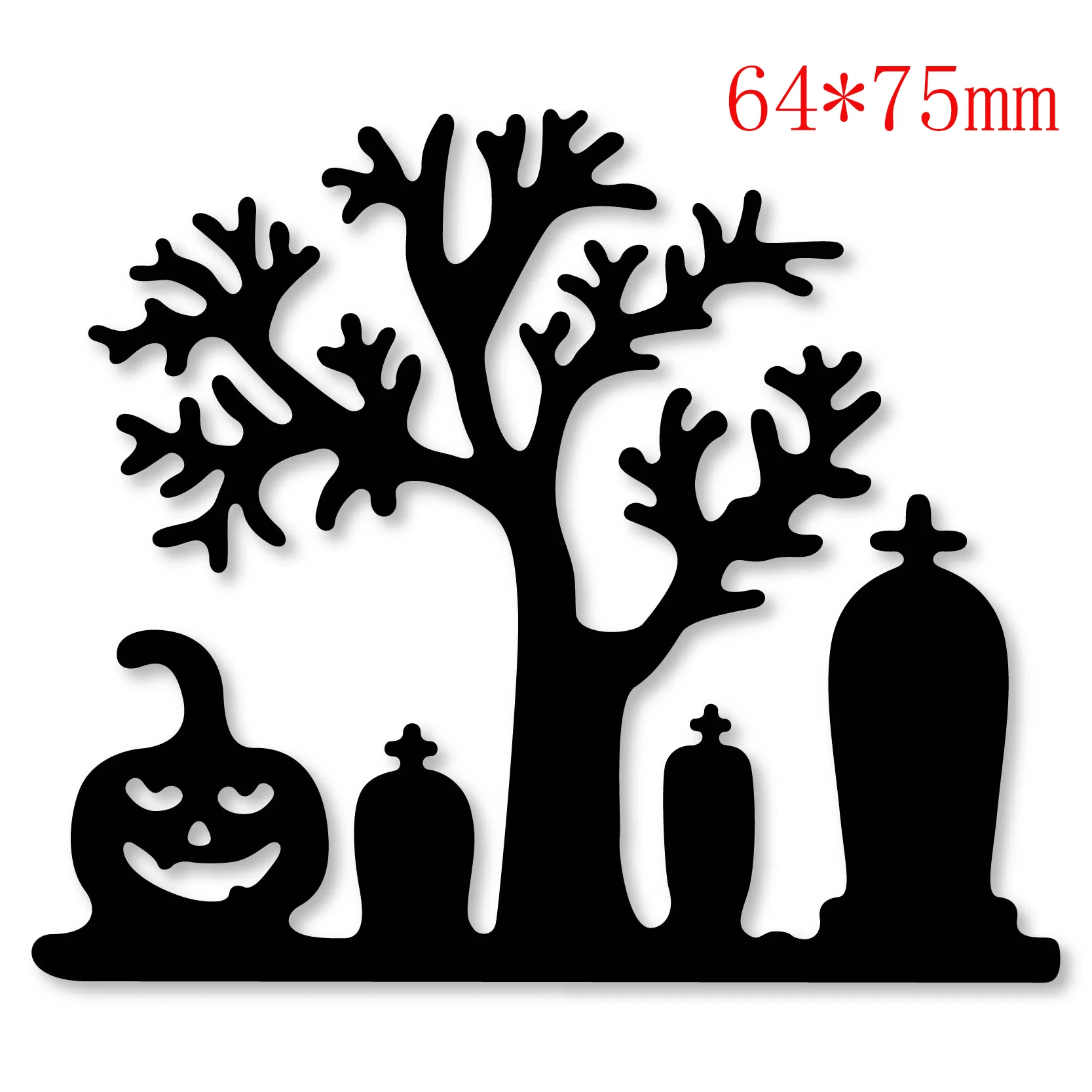 Трафареты для скрапбукинга Хэллоуин дерево Тыква домик сделай сам тиснение