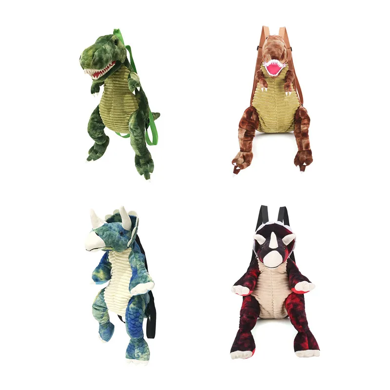 Cute Cartoon Dinosaur Plush Toys Kids Backpack Kindergarten School bag Girls Boys Daypack Mochila Infantil