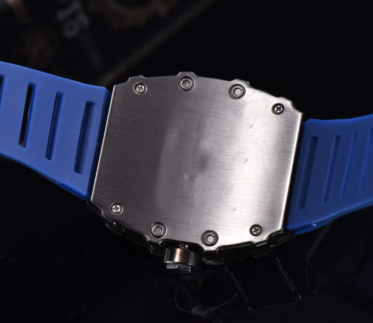 

New Fashion Hollow Nigga Head Silicone Band Quartz Watch High Quality Men's Watch Women Fashion Orange Watch