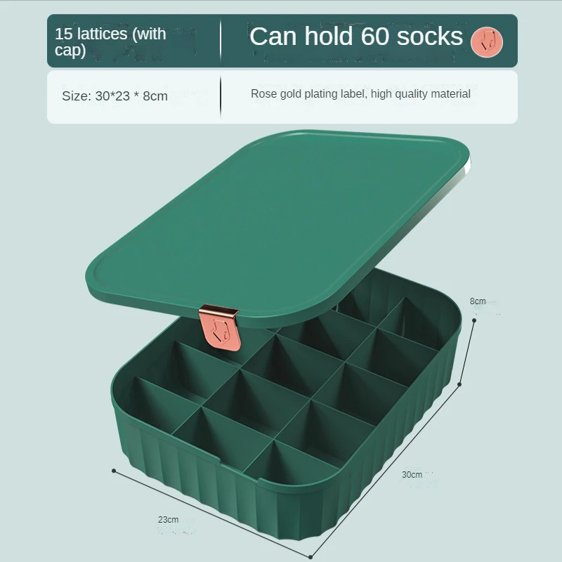 Creative Underwear Storage Box Wardrobe Household Three-in-one Finishing Aeparation Socks Organizer | Дом и сад
