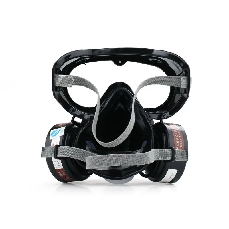 

Full Face Respirator Gas Mask Safety Chemical Anti-Dust Filter Military Eye Goggle Set Workplace Painting Spraying Safety N1HD
