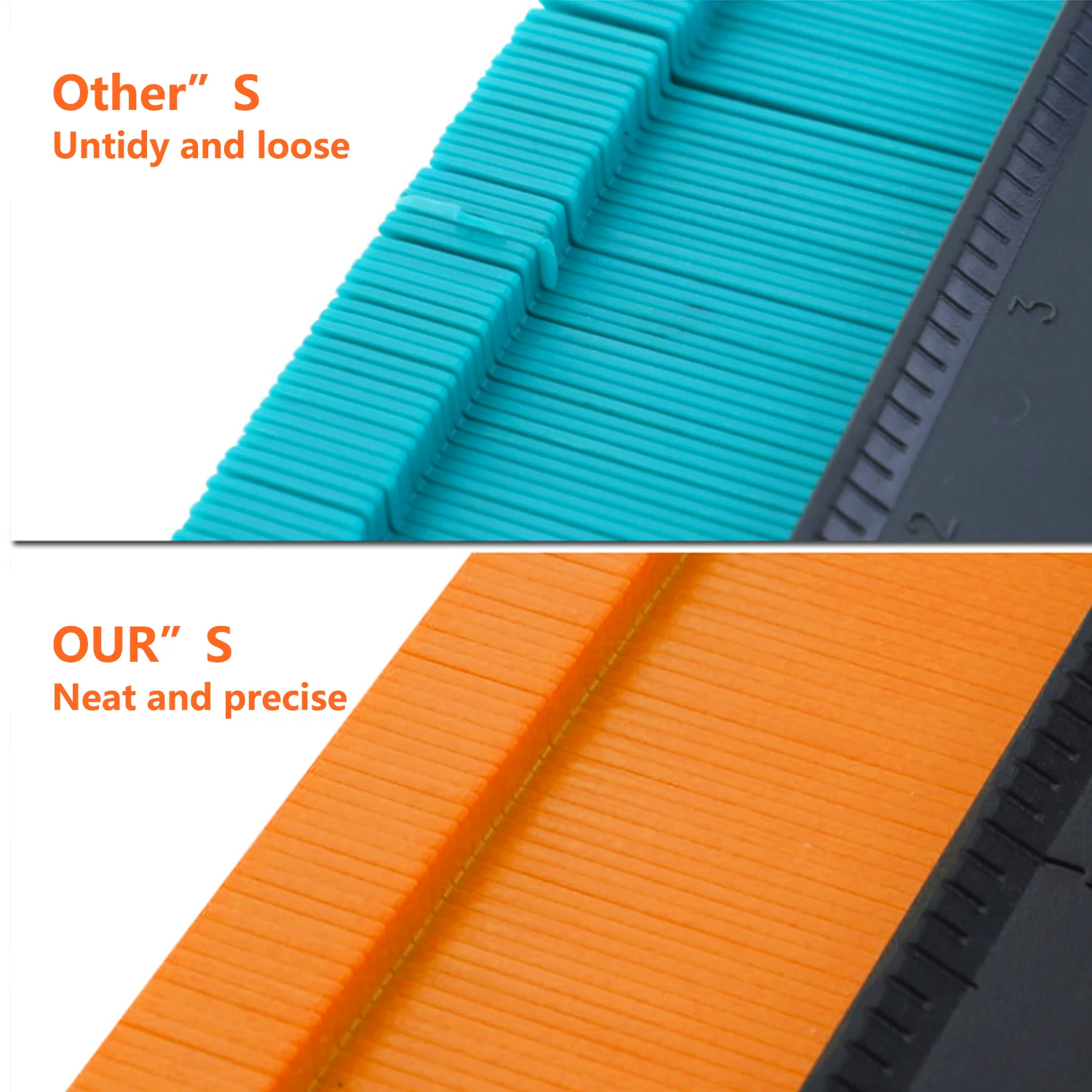 GOXAWEE 5/10 дюймовый контурный измеритель копия профиля контурные измерители мерные