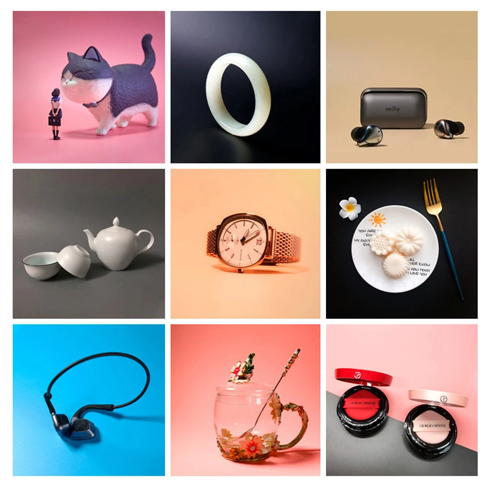 Матовая ПВХ фоновая доска для фотографии тканевая фотобумага живой светильник