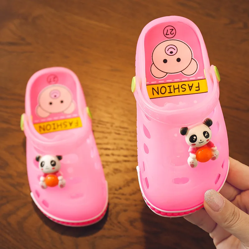 Двойная звезда 2020 Новая летняя детская обувь Crocs для мальчиков и девочек модная