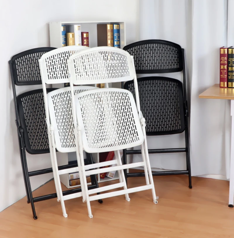 

Folding Chair Home Office Chair Conference Chair Training Student Computer Chair Plastic Chair Stool White Stool