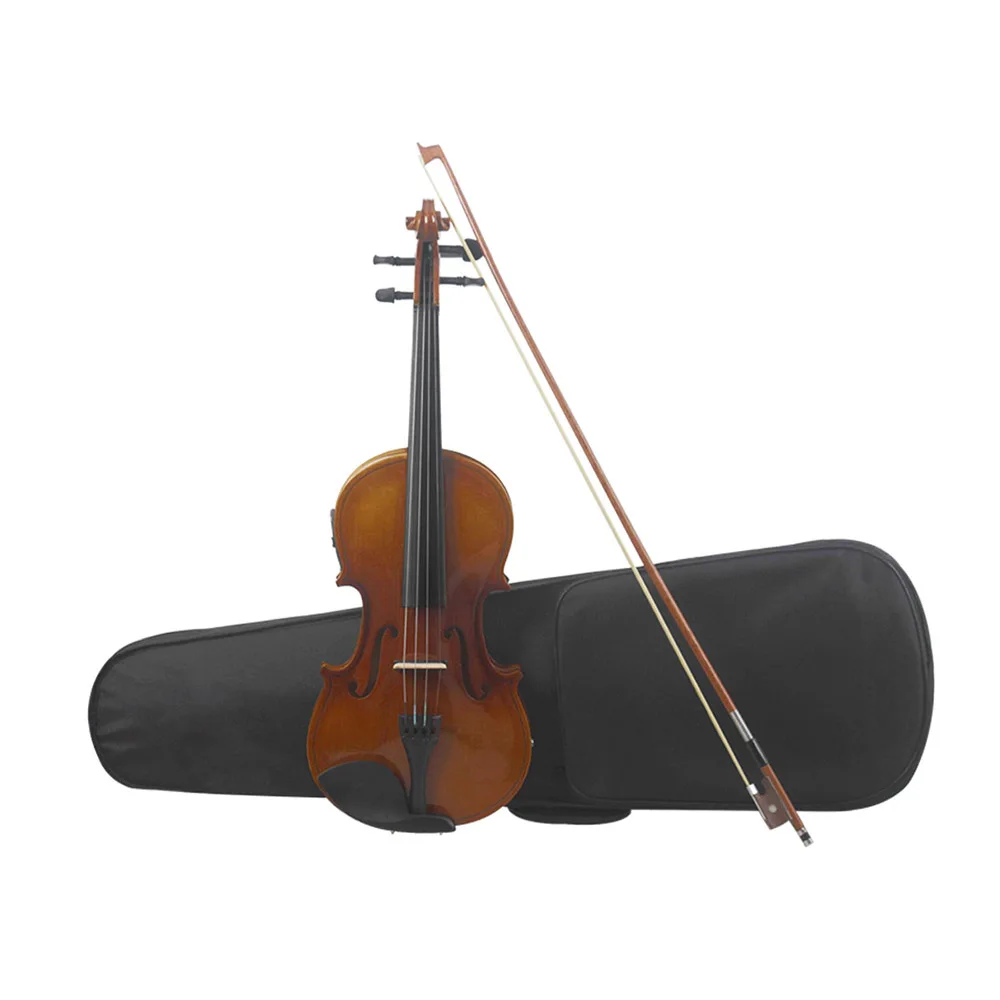 

4/4 Electric Acoustic Violin Professional String Instrument Solid Wood EQ Fiddle With Case Bow Musical Instrument Accessories