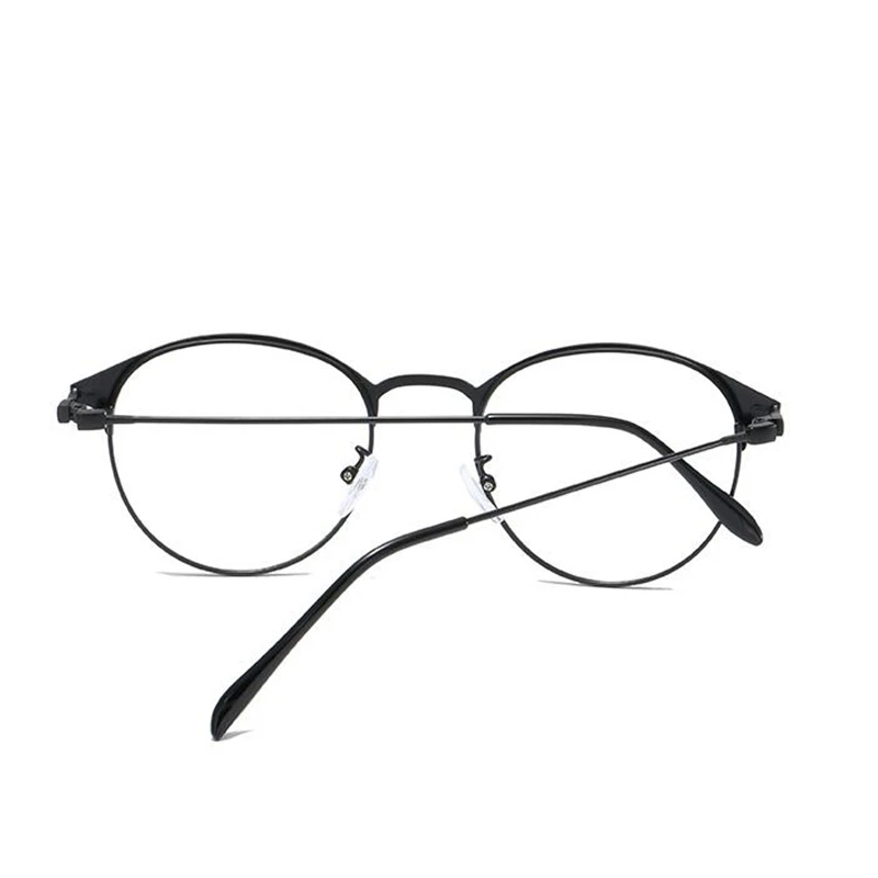 Овальные металлические фотохромные очки для близорукости мужчин и женщин