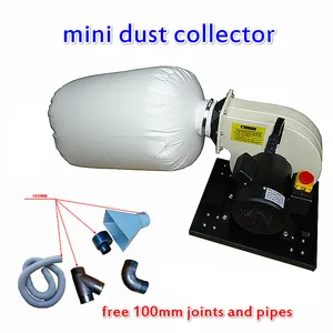 Пылесборник для мобильной промышленности, пылесос с тканевым мешком для деревообработки, для фрезерного станка с ЧПУ сделай сам