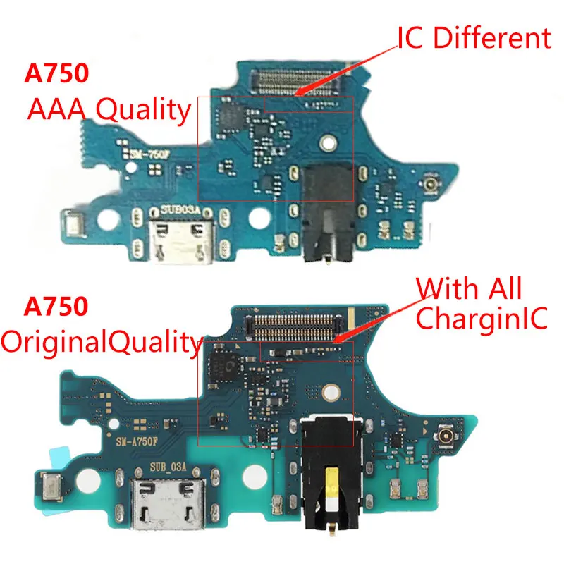Оригинальный USB кабель для зарядки док станции гибкий Samsung Galaxy A7 A9 2018 A750 A750F A920 A920F