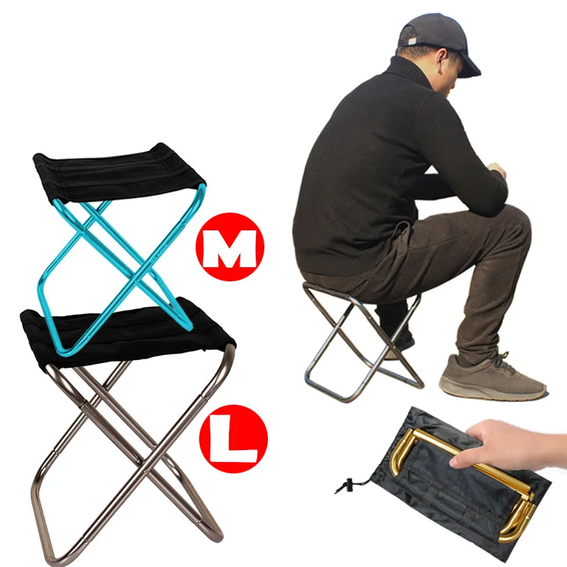 

Folding Camping Chair Lightweight Picnic Fishing Chair Foldable Aluminium Cloth Outdoor Portable Beach Chair Outdoor Furniture
