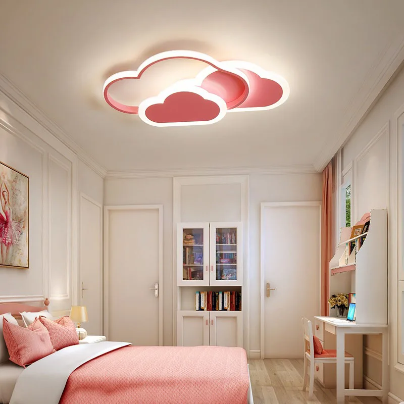 2021 new children s room LED ceiling lamp cloud-shaped fashion creative bedroom ceiling lamp modern indoor lighting