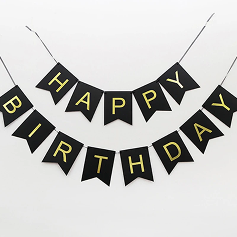 Индивидуальность украшение на день рождения Черное золото 18 30 40 50 60 70 украшения