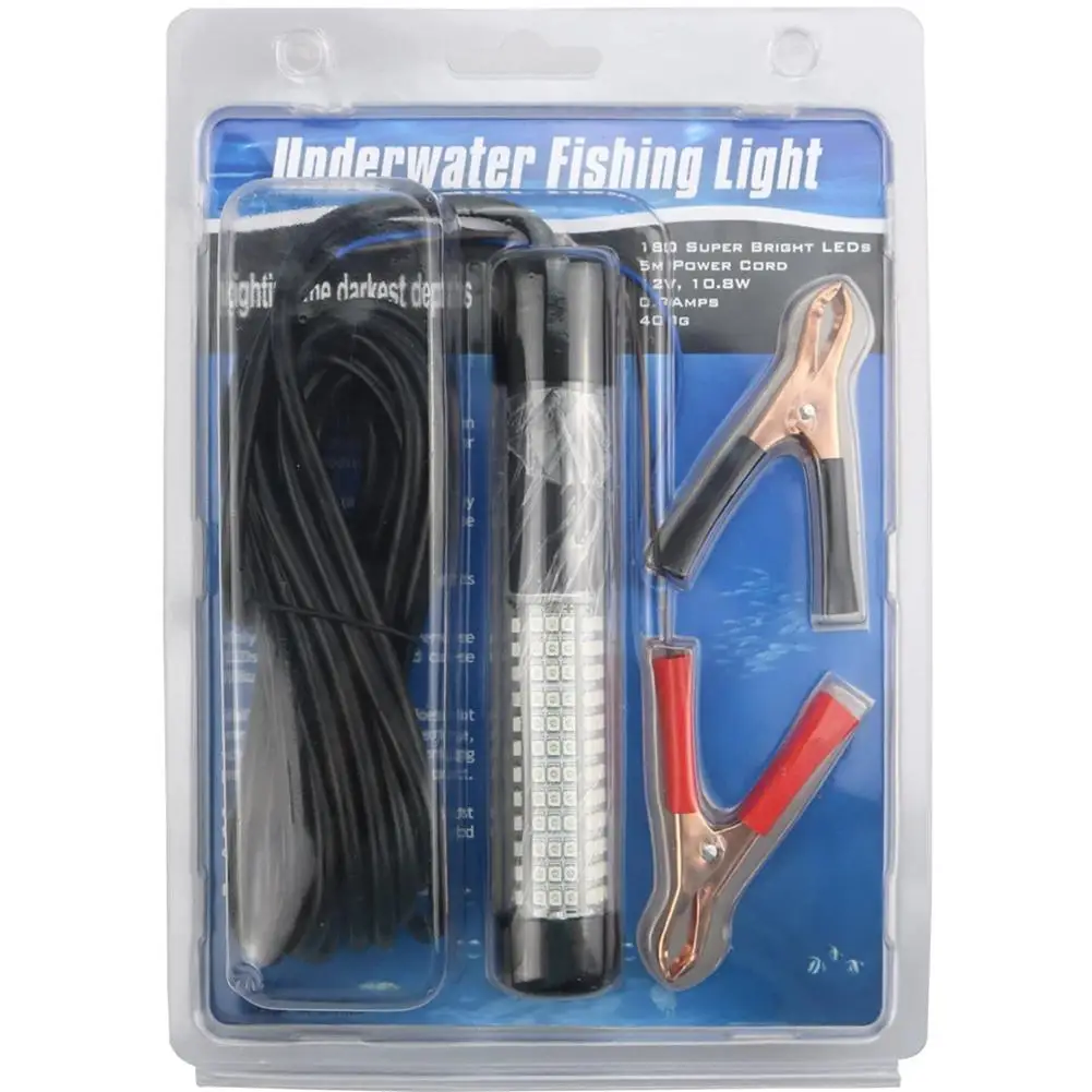 Новый рыболовный светильник 12 В 180 шт. 2835 Светодиодный для подводной рыбалки