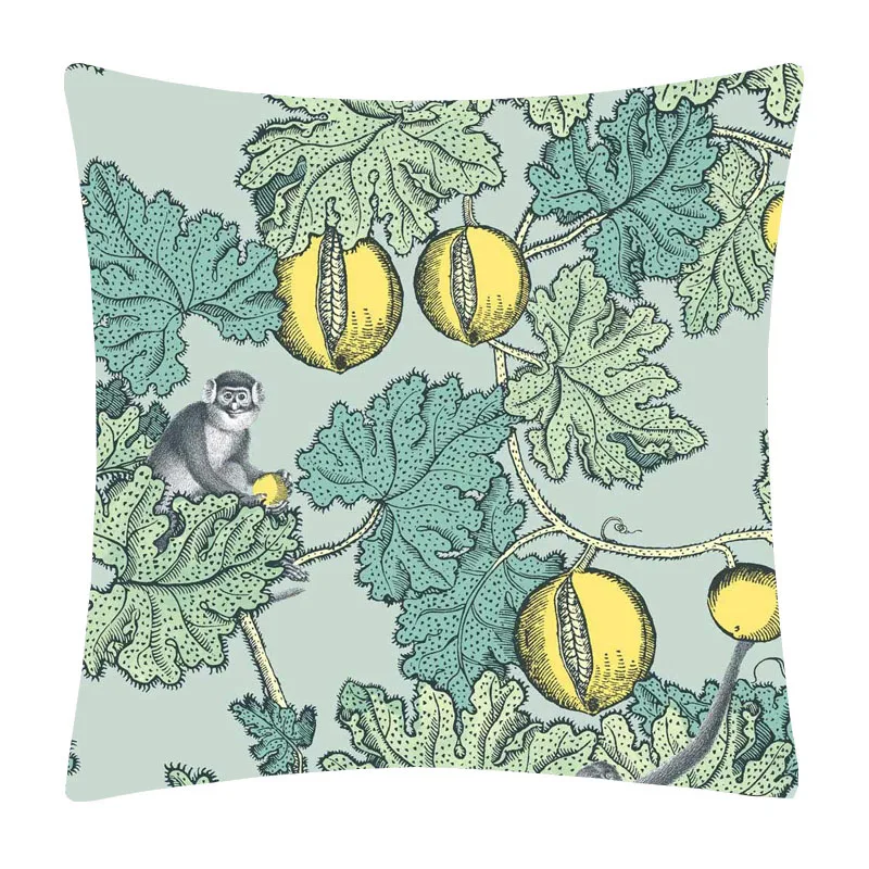 Летние чехлы на подушки с тропическими растениями Vibes художественная Подушка