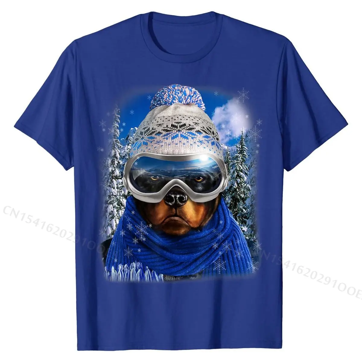 Rottweiler собака зимой лыжи Сноубординг спортивная одежда футболка Дешевые мужские