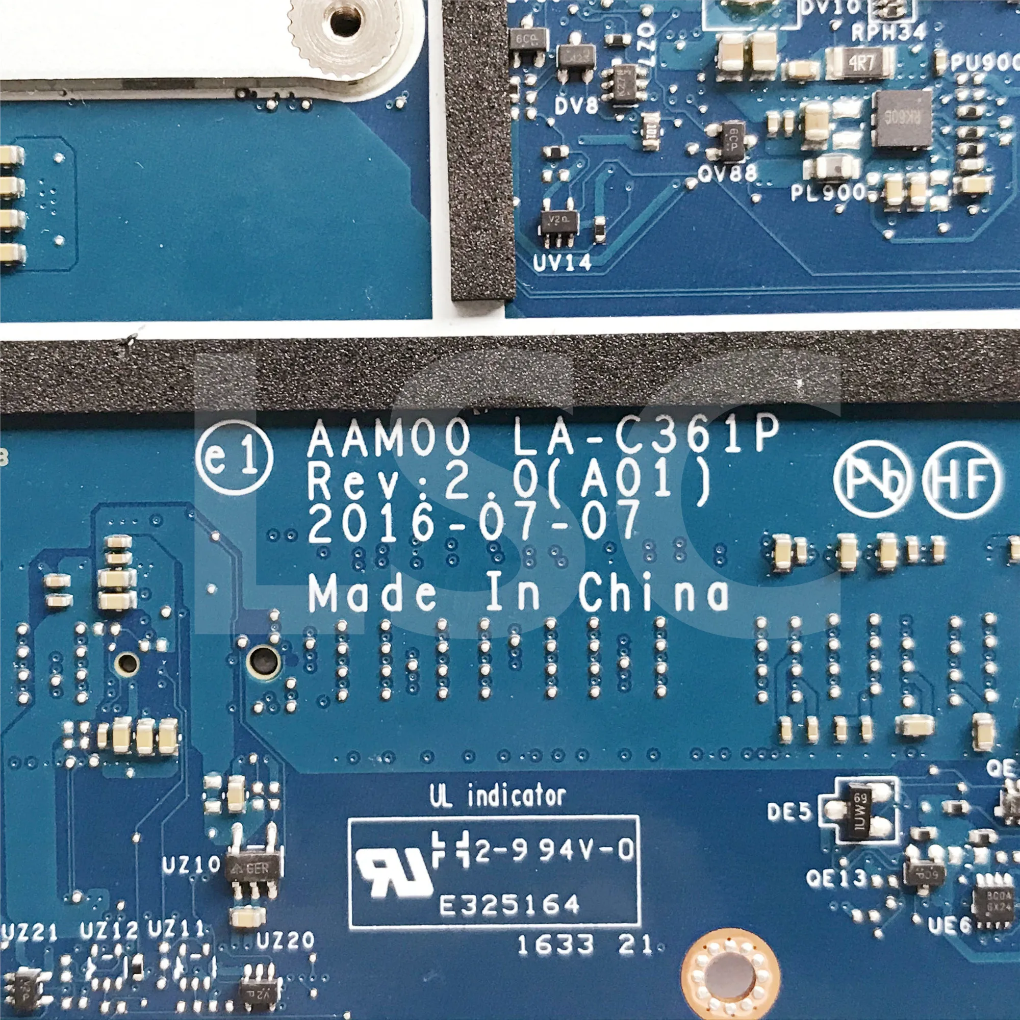 Отремонтированная материнская плата для ноутбука DELL XPS 15 9550 с видеокартой GTX960M, процессором I7-6700HQ, номером CN-0Y9N5X 0Y9N5X Y9N5X, AAM00 LA-C361P.