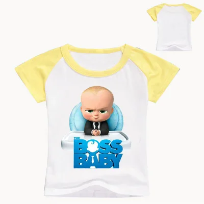 style 19 Новое поступление года, детские футболки с надписью «Baby Boss» для детей возрастом от 2 до 12 лет футболка с длинными рукавами для мальчиков рубашки для девочек Vetement Enfant для подростков - Цвет: style 19