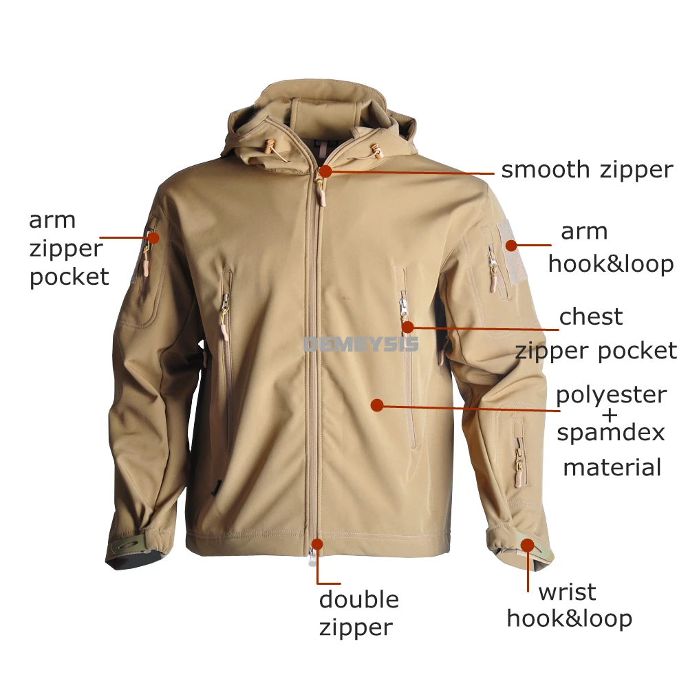 Комплект из армейской Камуфляжной Куртки и брюк тактическая Боевая