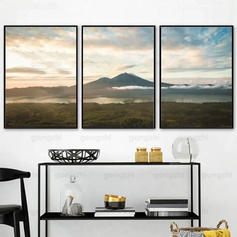 

Sunset Natural Scenery Photography Beautiful Sky Home Decoration Wall Painting Waterproof Ink Printing Canvas Frameless Poster