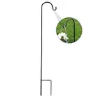 Крючки для пастухов крюк для растений, Подвесная подставка для садовых растений, крюки для фонарей для украшения двора и сада (черная)