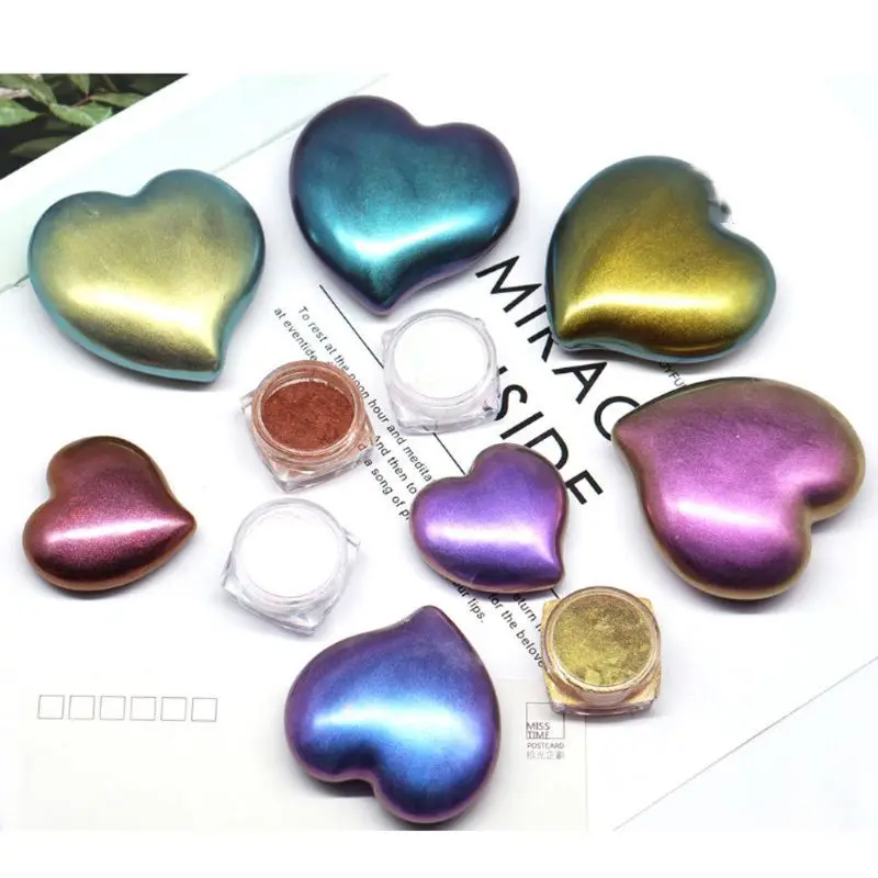 Зеркальный жемчужный порошок эпоксидная смола блестящий Хамелеон пигмент