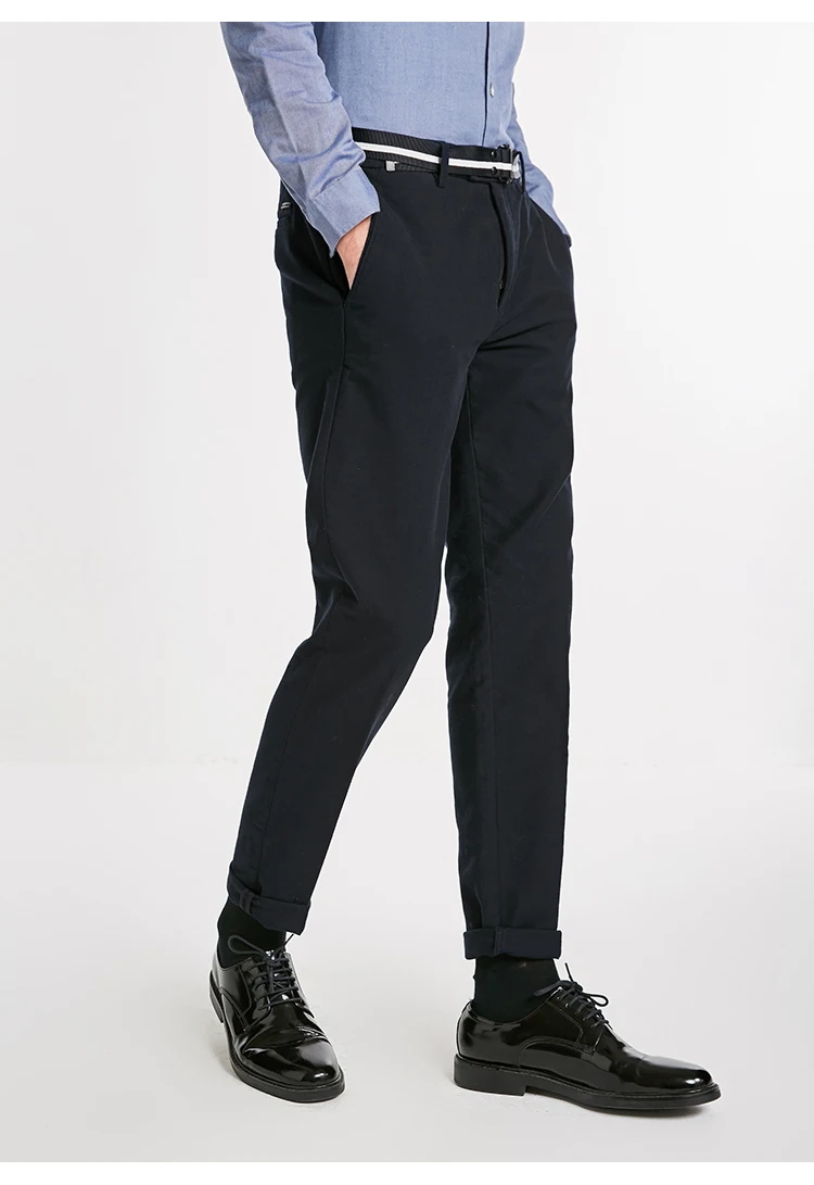 JackJones мужские деловые Умные повседневные Узкие повседневные брюки 218414528