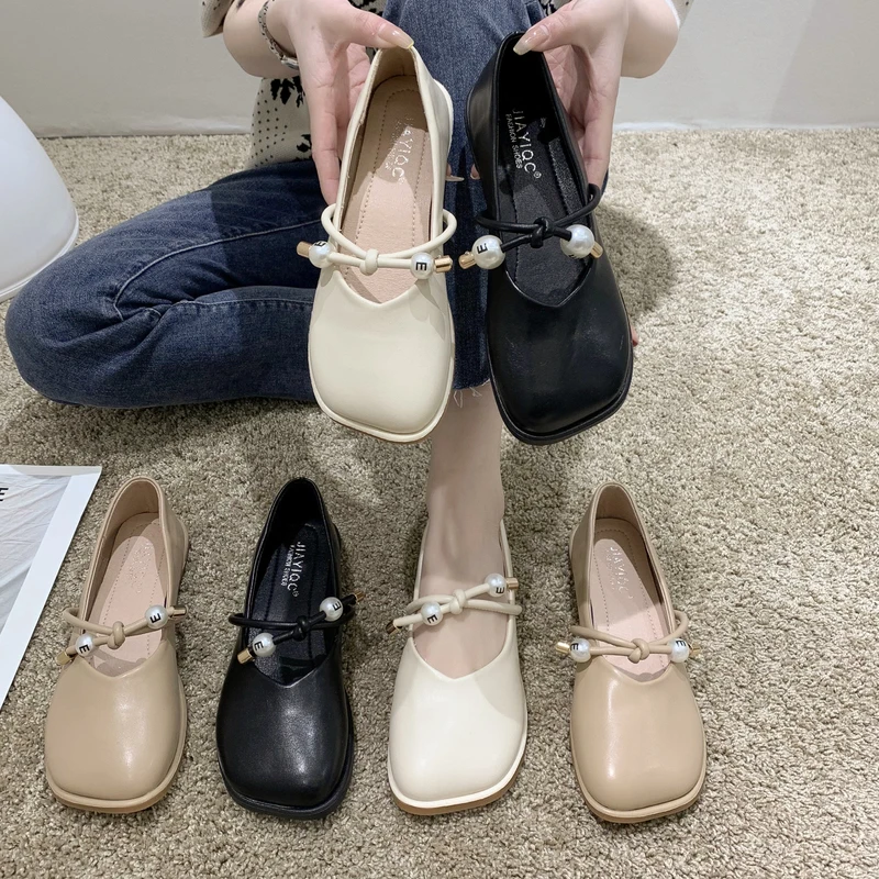 

Shoes Woman Comfortable And Elegant Female Footwear Slip-on Modis Square Toe Shallow Mouth Casual Sneaker All-Match Dress Summer