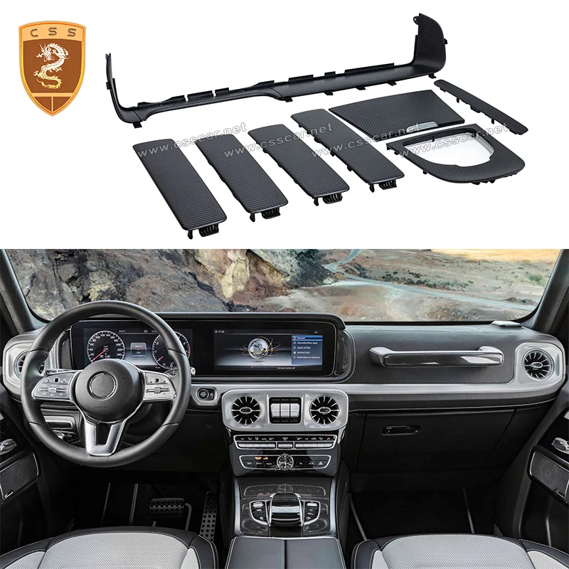 

Dry Carbon Switch Panel Cover For New Benz G Class W464 G350 G63 Carbon Fiber Interior Auto Decoration Trim