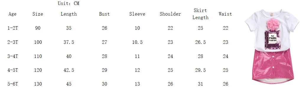 2020 для детей ясельного возраста Одежда девочек Комплект из 2 предметов футболка с