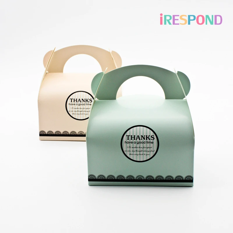 12 штук муссового торта с ручкой выпечка в подарок коробка для свадебных конфет