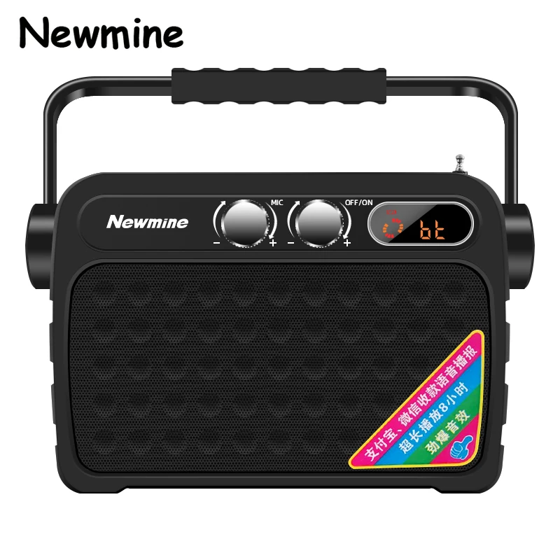Мини динамик Newmine K92 вечерние кой Bluetooth TF FM|Портативные колонки| |