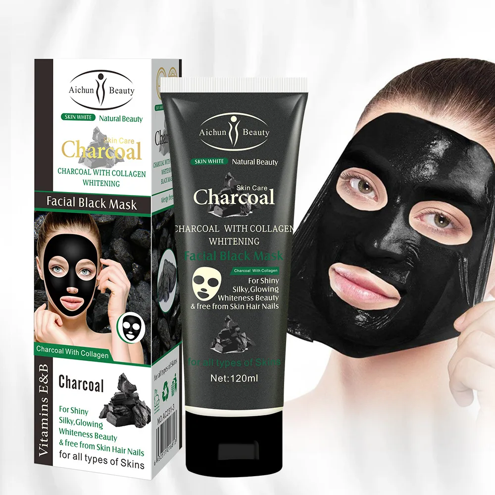 Маска с активированным углем для удаления черных точек|Средства ухода и маски| |