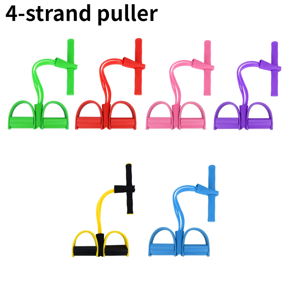

Tension Rope Resistance Yoga Belly Trainer Latex Pedal Lightweight Strong Fitness Elastic Bands For Workout Fitness Equipment