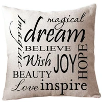 comfortable linen waist cover pillow cotton cushion bed ation throw home soft room gift single sides printing