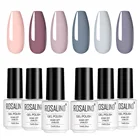 Набор гель-лаков для ногтей ROSALIND, 4612 шт., 7 мл