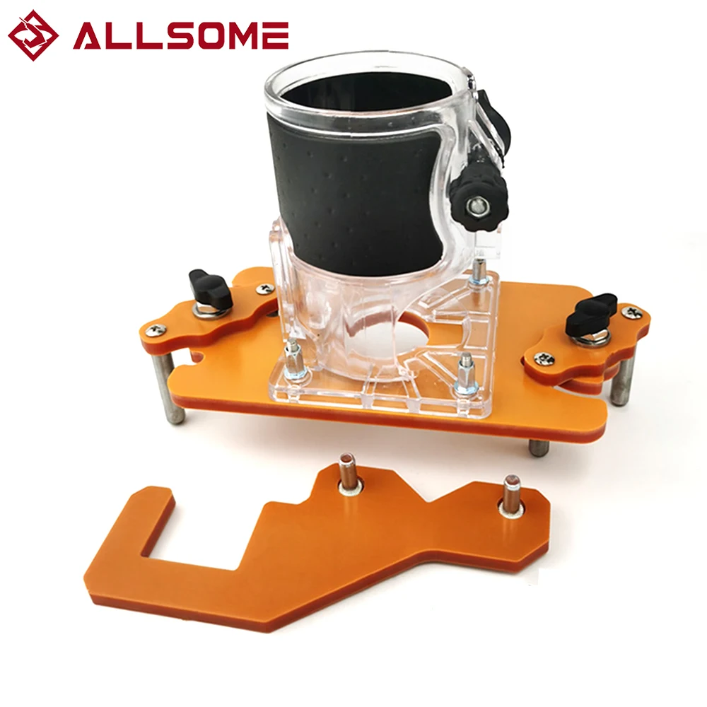 

ALLSOME 2 In 1 Wooden Side Slotter Tool Cabinet Wardrobe Connector Furniture Invisible Fastener Slotting Carpenter DIY Tool